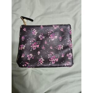 Big buddha black and floral womens clutch/ zip bag